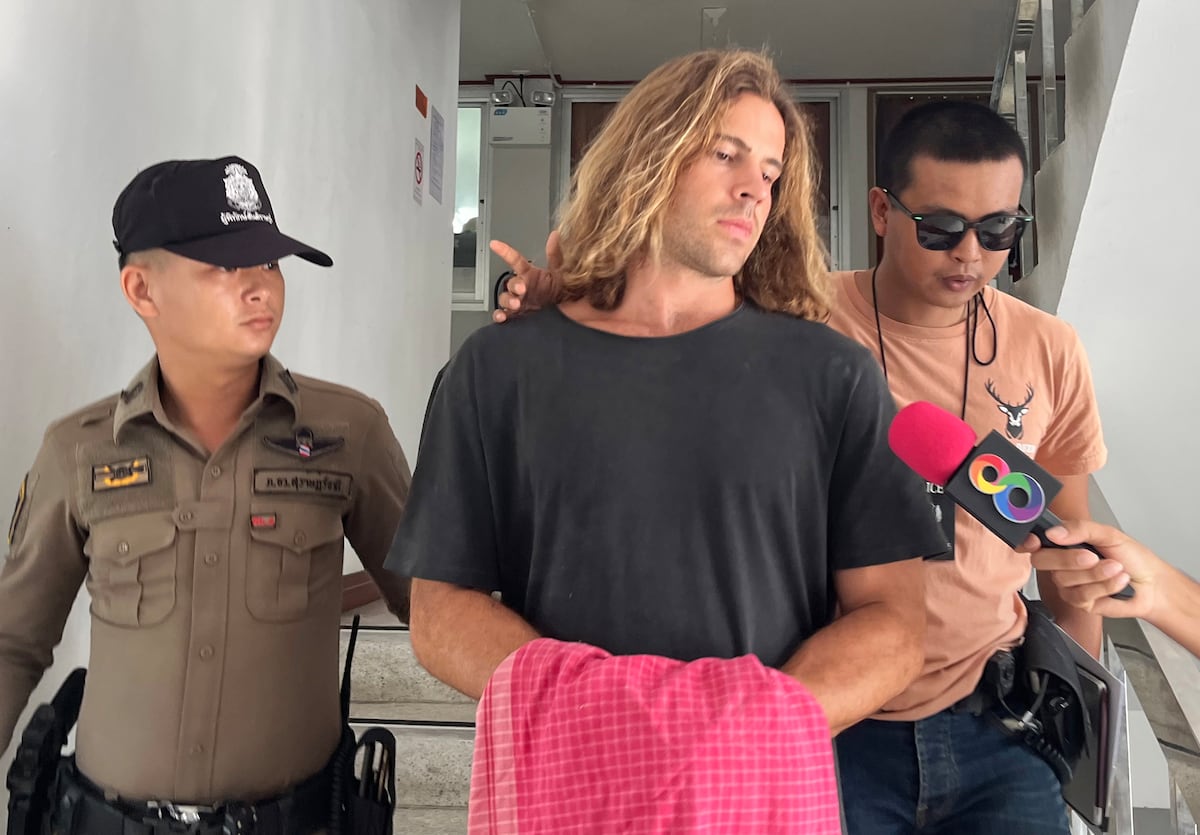 Daniel Sancho, condenado a cadena perpetua en Tailandia por el asesinato del colombiano Edwin Arrieta