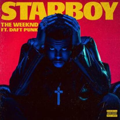 Car&aacute;tula de la canci&oacute;n &#039;Starboy&#039; del cantante canadiense The Weeknd.