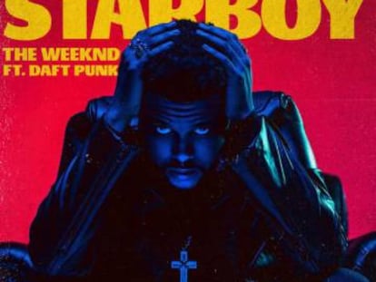Carátula de la canción 'Starboy' del cantante canadiense The Weeknd.