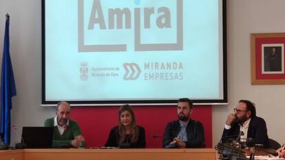 Presentación del proyecto Amira en Miranda de Ebro (Burgos).