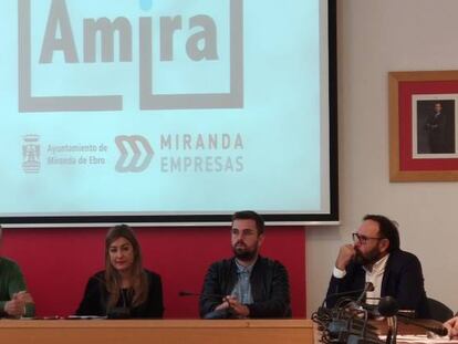 Presentación del proyecto Amira en Miranda de Ebro (Burgos).