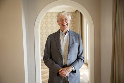 Charles Koch, en 2015 en California. 