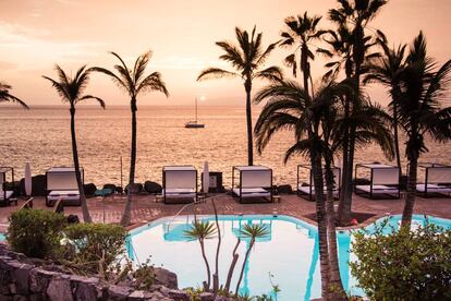 Las Rocas en el hotel Jardín Tropical en Costa Adeje (Tenerife).