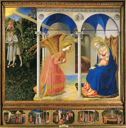 'La Anunciación' de Fra Angelico (1400-ca 1455), en el Museo del Prado.