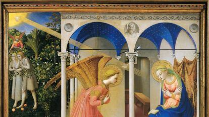 'La Anunciación' de Fra Angelico (1400-ca 1455), en el Museo del Prado.