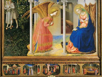 'La Anunciación' de Fra Angelico (1400-ca 1455), en el Museo del Prado.