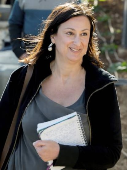 Daphne Caruana Galizia, en una foto del 4 de abril de 2016.