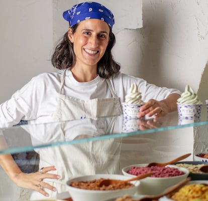 Natalia Morales, en una de sus heladerías de yogur griego. Imagen cedida por la compañía.