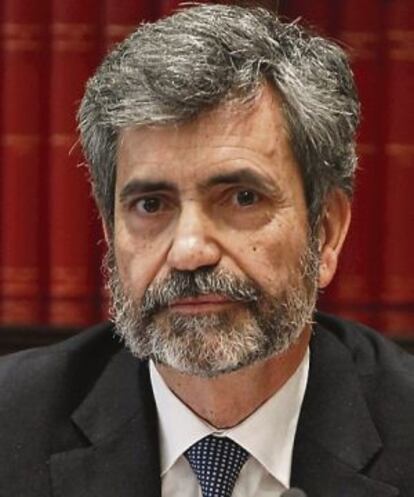 El presidente del Consejo General del Poder Judicial, Carlos Lesmes.