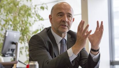 EU finance commissioner Pierre Moscovici.