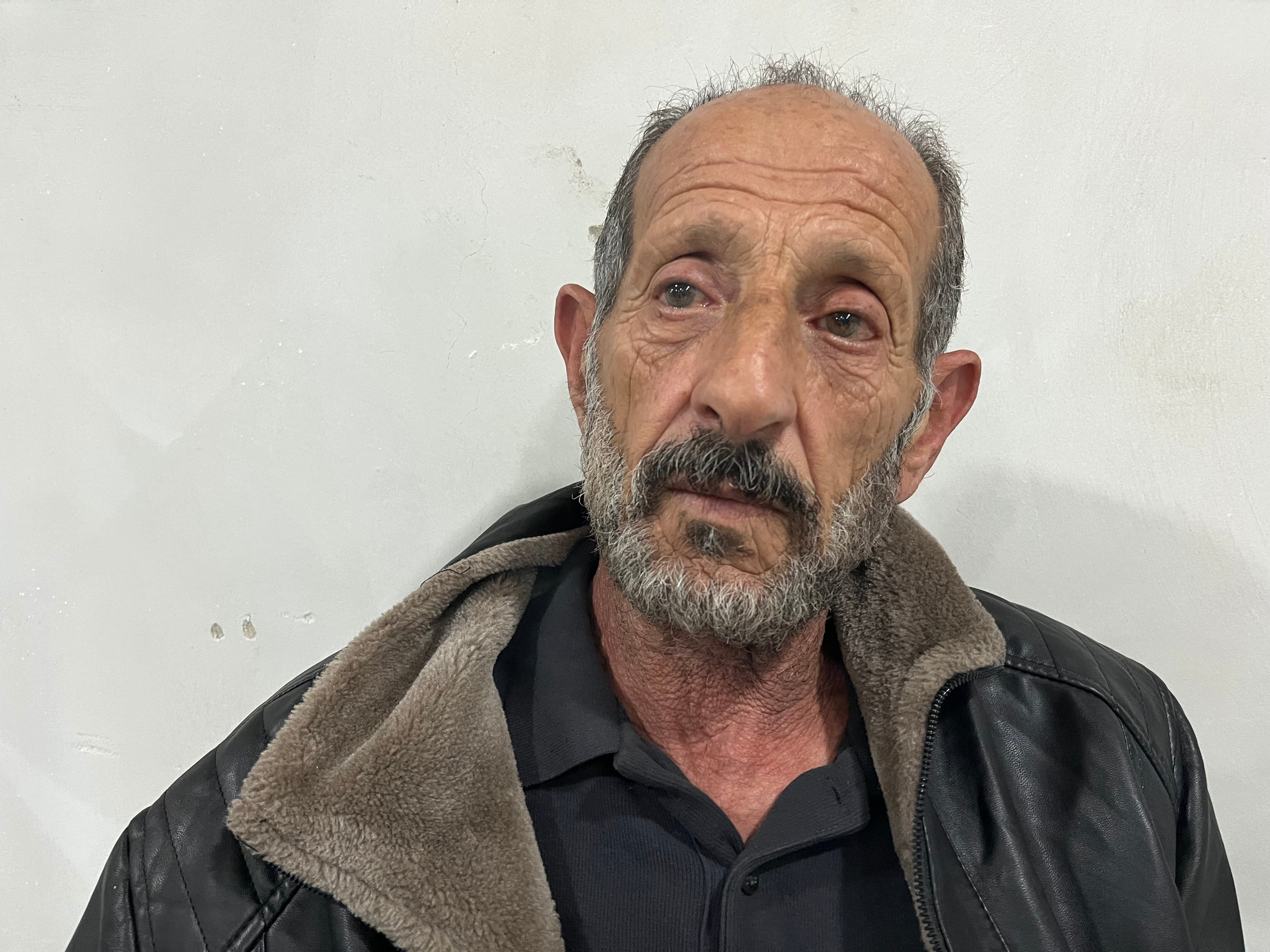 Jaled Bani Odeh, que ha perdido a su hijo y a dos nietos, este domingo