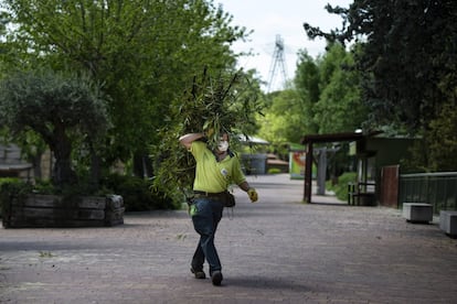 Visita al zoo de Madrid mes y medio despus de que se decretase el estado de alarma.