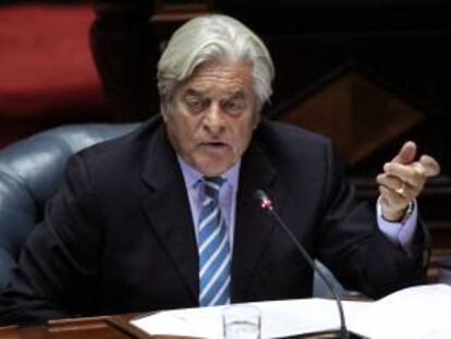 En la imagen, el expresidente uruguayo Luis Alberto Lacalle (1990-1995). EFE/Archivo