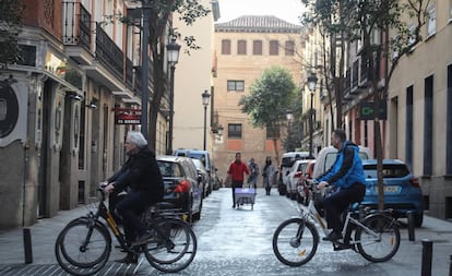 El barrio de Las Letras, en Madrid.