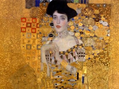 Retrato de Adele Bloch-Bauer I, de Gustav Klimt.