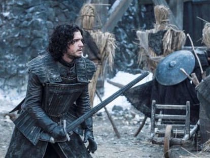 El actor Kit Harrington, en una escena de la cuarta temporada de la serie &#039;Juego de tronos&#039;. 