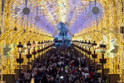 El alumbrado de Navidad de la calle Larios de Málaga.