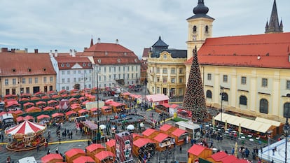 Mercadillo de Navidad de Sibiu.