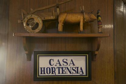 Detalle del interior de Casa Hortensia.