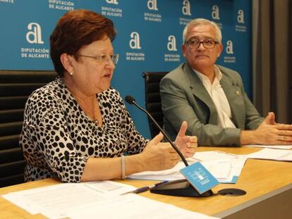 Luisa Pastor, presidenta de la Diputaci&oacute;n de Alicante.