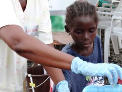 Annie Hallie, paciente curada de Ébola.