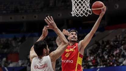 Juancho Hernangómez en la selección española de baloncesto en el Mundial de 2023