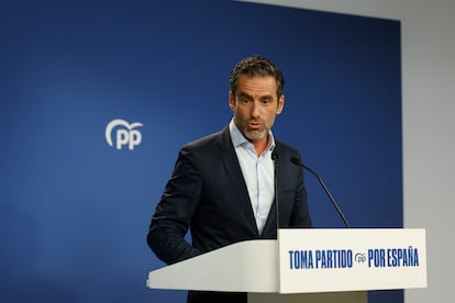 El portavoz nacional del PP, Borja Sémper.