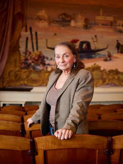 Sylvie Boudreau, presidenta del patronato de la biblioteca y ópera Haskell.