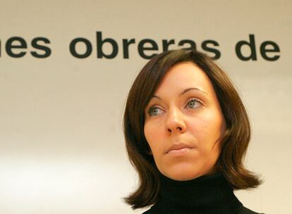 Esmeralda Gutiérrez, momentos antes de la rueda de prensa.
