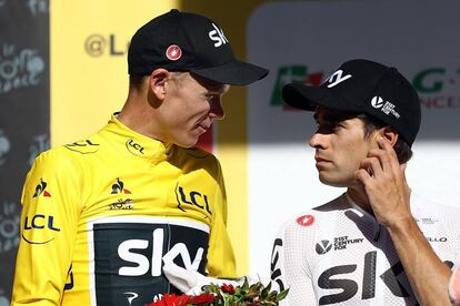 Froome y Landa.