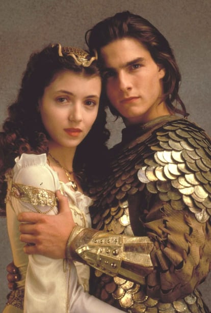 Tom Cruise y Mia Sara, en un fotograma de la película de Ridley Scott 'legend' (1985).