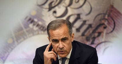 El gobernador del Banco de Inglaterra, Mark Carney.