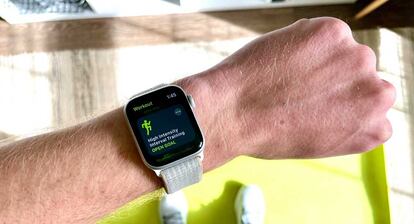 Uso de un reloj inteligente Apple Watch