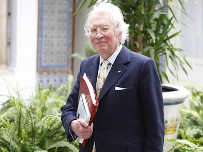 British historian Hugh Thomas in 2008.
