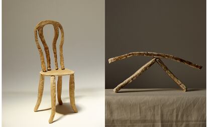 ¿Cambiar la madera por una barra de pan en la mítica silla 14 de Michel Thonet? Sí es posible, pero no te aconsejamos que tomes asiento.