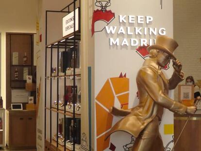 Interior de la tienda de Johnnie Walker, marca de Diageo, en Madrid