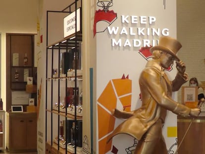 Interior de la tienda de Johnnie Walker, marca de Diageo, en Madrid