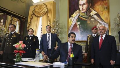 El presidente venezolano, Nicol&aacute;s Maduro, el mi&eacute;rcoles en Caracas.