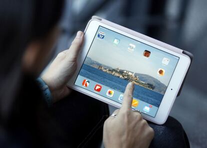 The iPad mini Retina by Apple.
 . 