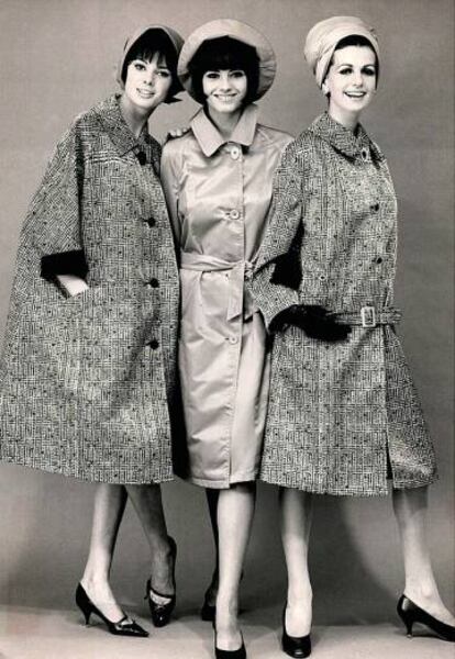 Diseños de Herno para el otoño-invierno de 1960.