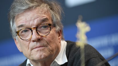 Benoît Jacquot, en la presentación de su película 'Eva', en la Berlinale de 2018.