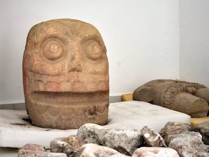 Los hallazgos en el templo de Xipe Tótec, dios del desollamiento.