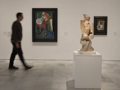 Vista de una de las salas del Reina Sof&iacute;a en la est&aacute; instalada la exposici&oacute;n &#039;Cubismo(s) y experiencias de la modernidad&#039;.