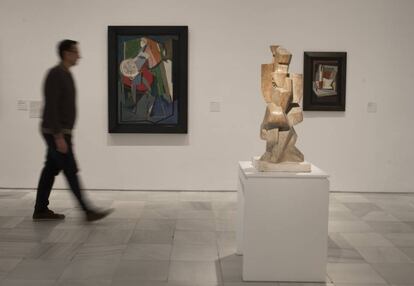 Vista de una de las salas del Reina Sofía en la está instalada la exposición 'Cubismo(s) y experiencias de la modernidad'.