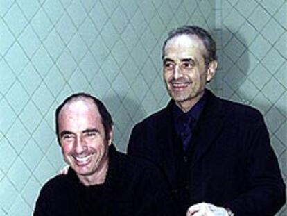 Lluís Llach y José Carreras, en Barcelona.