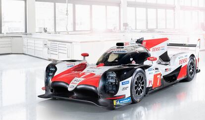 El Toyota TS050 con el que Fernando Alonso correr&aacute; las 24 Horas de LeMans.