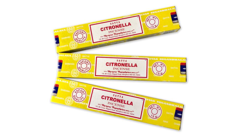 ‘Pack’ de tres cajas de incienso natural.