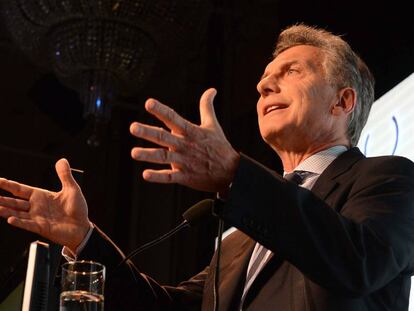 O chefe de Estado argentino, Mauricio Macri.