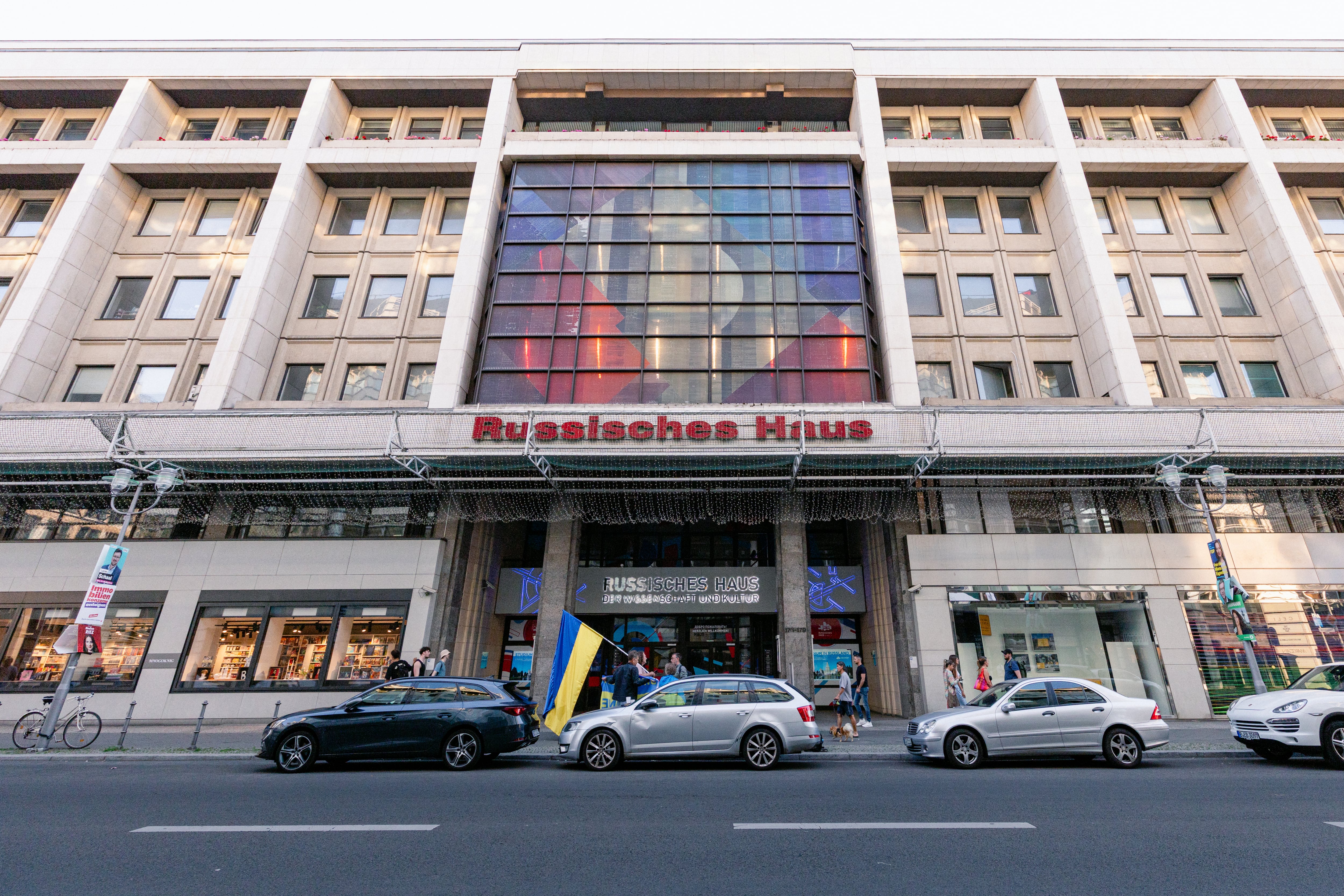 La Casa Rusa de la Cultura (Russiches Haus), en Berlín, el lunes.