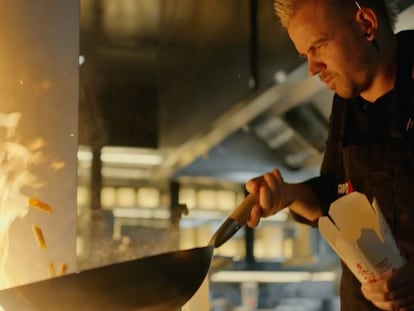 Dabiz Muñoz, en la cocina de RabioXO.